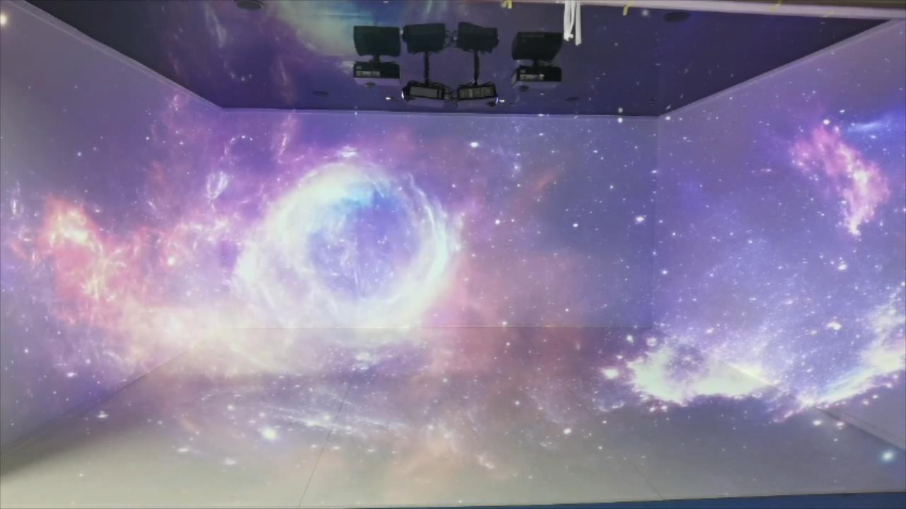 山東濟寧某醫學院沉浸式投影